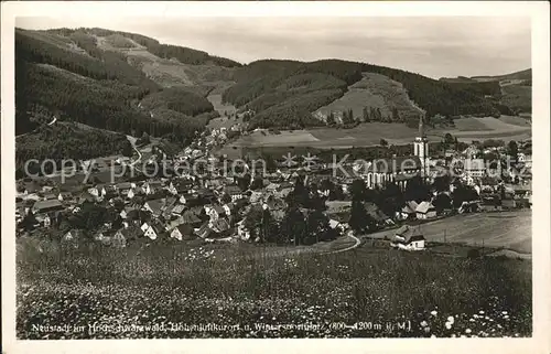 Neustadt Donaueschingen Panorama Kat. Donaueschingen