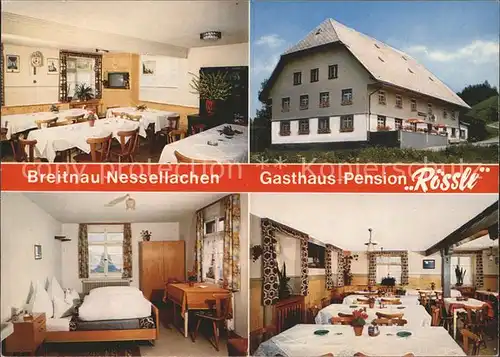 Nessellachen Breitnau Gasthaus Pension Roessle Kat. Breitnau