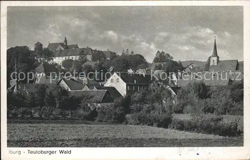 Iburg Teutoburger Wald Panorama Kat. Hoerstel