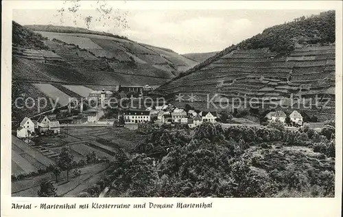 Ahrtal Marienthal Klosterruine Domaene Marienthal Kat. Bad Neuenahr Ahrweiler