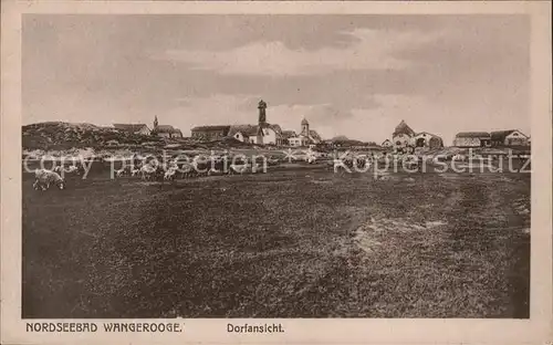 Wangerooge Nordseebad Dorfansicht Kat. Wangerooge