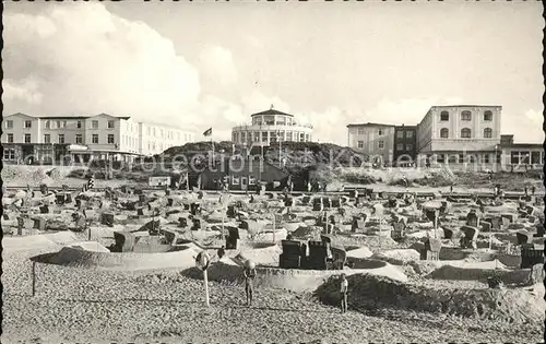 Wangerooge Nordseebad Badestrand Kat. Wangerooge