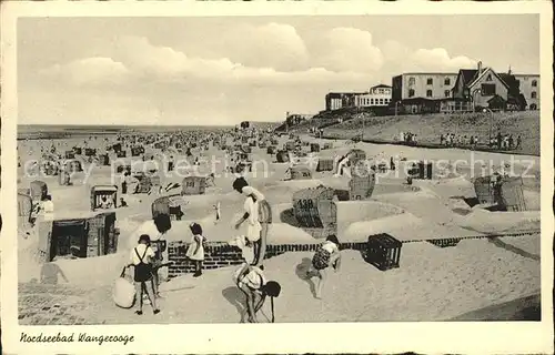 Wangerooge Nordseebad Strandpartie Kat. Wangerooge