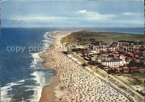 Wangerooge Nordseebad Fliegeraufnahme Kat. Wangerooge