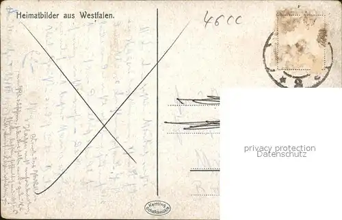 Westfalen Region Bauern Heimatbilder / Melle /Osnabrueck LKR