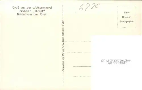 Foto Zeitz F.G. Nr. 1092 Ruedesheim Hindenburgbruecke  Kat. Berchtesgaden