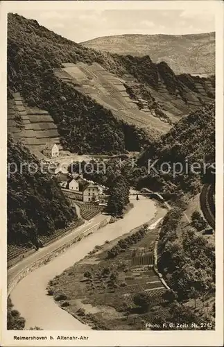 Foto Zeitz F.G. Nr. 2245 Reimershaven b. Altenahr Ahr  Kat. Berchtesgaden