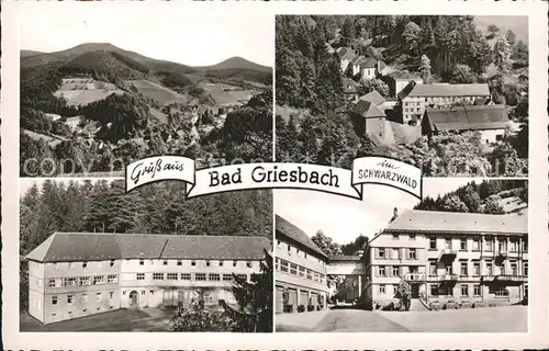 Bad Griesbach Schwarzwald Muetterkurheim St. Anna Schwarzwald / Bad Peterstal-Griesbach /Ortenaukreis LKR