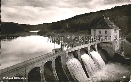 Hoellensteinsee Kraftwerk Kat. Viechtach