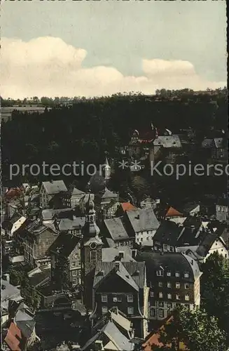 Monschau Montjoie von der Burgruine Haller Kat. Monschau