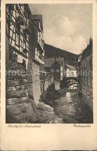 Monschau Montjoie Ruhrpartie Kat. Monschau