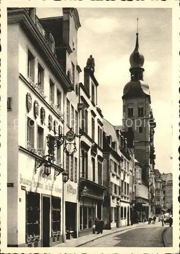 Bonn Rhein Bonngasse mit Beethovenplatz / Bonn /Bonn Stadtkreis