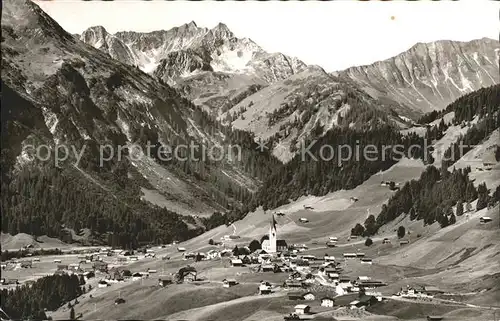 Boedmen mit Heiterberg und aelpleskopf Kat. Mittelberg Kleinwalsertal