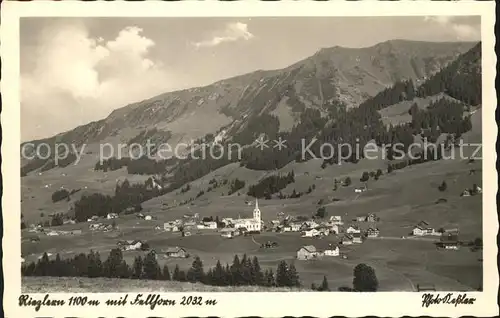 Riezlern Kleinwalsertal Vorarlberg mit Fellhorn Kat. Mittelberg
