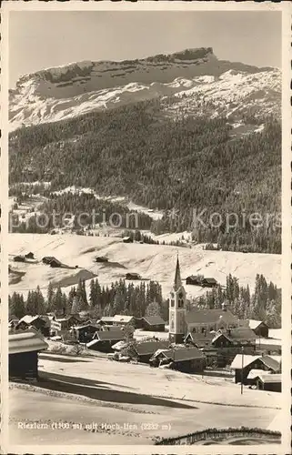 Riezlern Kleinwalsertal Vorarlberg mit Hochifen Kat. Mittelberg