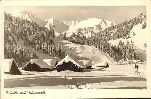 Kleinwalsertal Alpe Melkoede mit Steinmandl Kat. Oesterreich