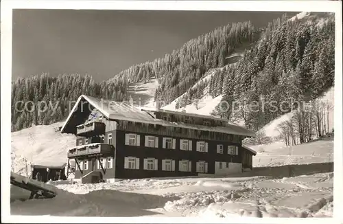 Mittelberg Kleinwalsertal Fremdenheim Oliva Kat. Oesterreich