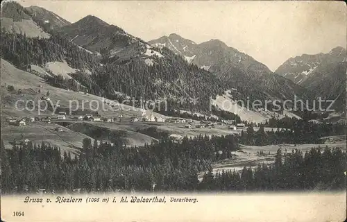 Riezlern Kleinwalsertal Vorarlberg Panorama Kat. Mittelberg