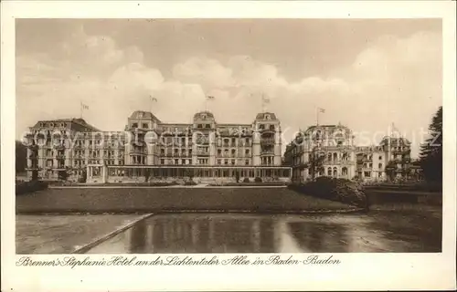 Baden Baden Hotel an der Lichtentaler Allee Kat. Baden Baden