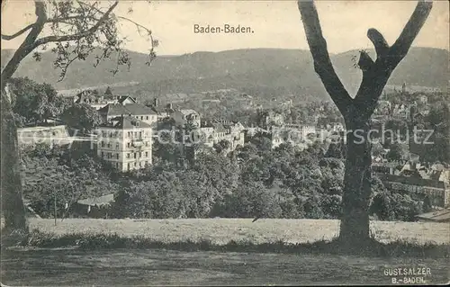 Baden Baden Panorama Kat. Baden Baden
