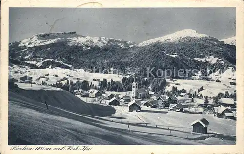 Riezlern Kleinwalsertal Vorarlberg mit Hoch Ifen Kat. Mittelberg