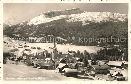 Riezlern Kleinwalsertal Vorarlberg mit Hoch Ifen Kat. Mittelberg