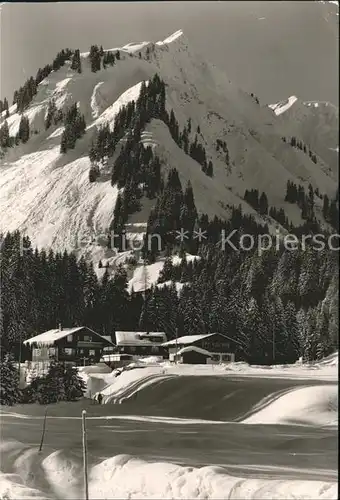 Baad Mittelberg Kleinwalsertal mit Umspitze Kat. Mittelberg