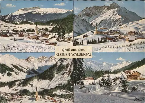 Kleinwalsertal Riezlern Hirschegg Mittelberg Baad Kat. Oesterreich