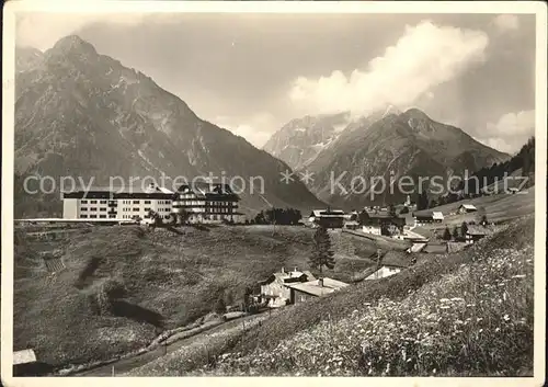Mittelberg Kleinwalsertal Alpenkurhotel Walsertal Kat. Oesterreich