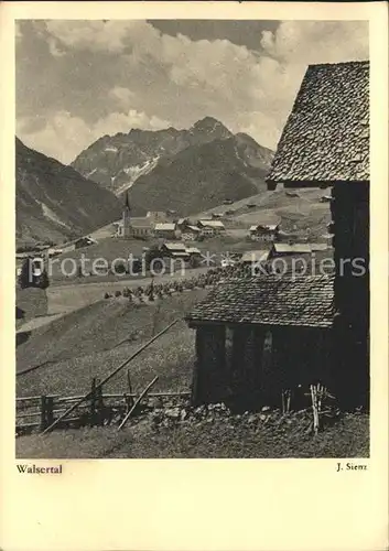 Walsertal Kleinwalsertal Panorama Huette