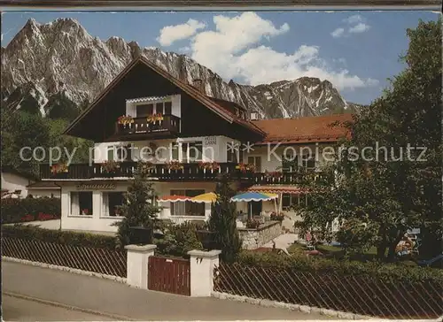 Kleinwalsertal Hotel garni Sonneneck Aufklappkarte Kat. Oesterreich