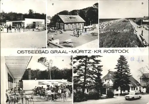 Graal-Mueritz Ostseebad Milchbar Seestern Strandpromenade  / Seeheilbad Graal-Mueritz /Bad Doberan LKR