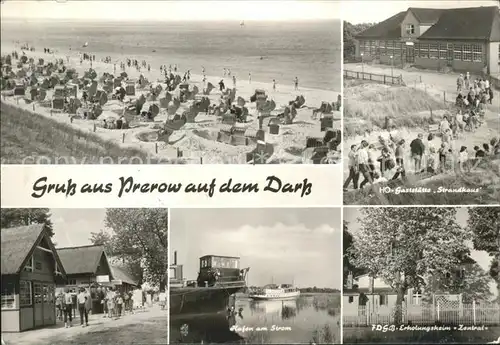 Prerow Ostseebad Strand hafen Erholungsheim Zentral / Darss /Nordvorpommern LKR