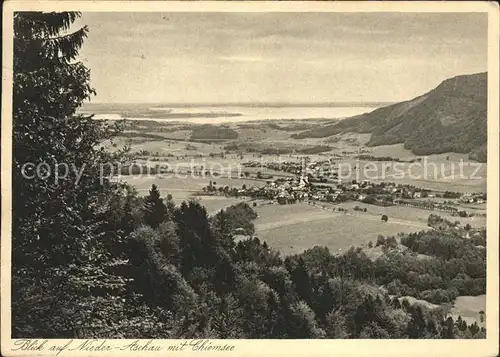 Niederaschau Chiemgau Panorama Chiemsee Kat. Aschau i.Chiemgau