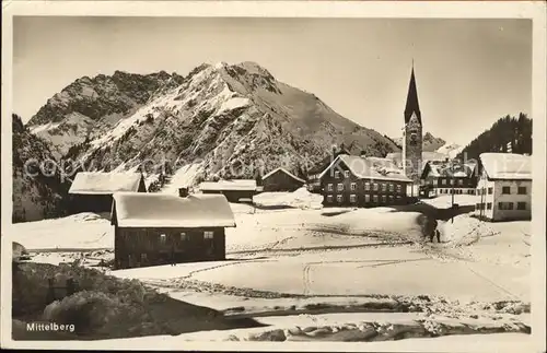 Mittelberg Kleinwalsertal  Kat. Oesterreich