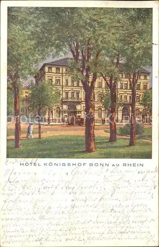 Bonn Rhein Hotel Koenigshof  / Bonn /Bonn Stadtkreis