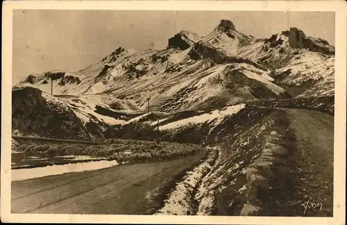 Col du Galibier Route Galibier / Valloire Savoie /Arrond. de Saint-Jean-de-Maurienne