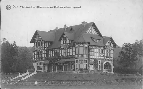 Spa Villa Sous-Bois Residence de Hindenburg Kat. 