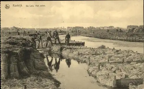 Kortrijk West-Vlaanderen De  Leie / Courtrai /