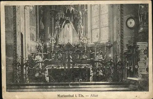 Marienthal Elsass Altar