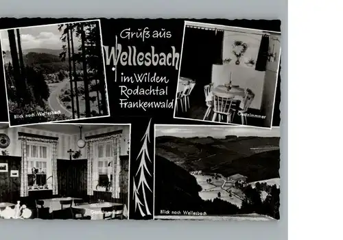 Wellesbach Oberfranken Gasthaus Forsthaus / Wallenfels /Kronach LKR