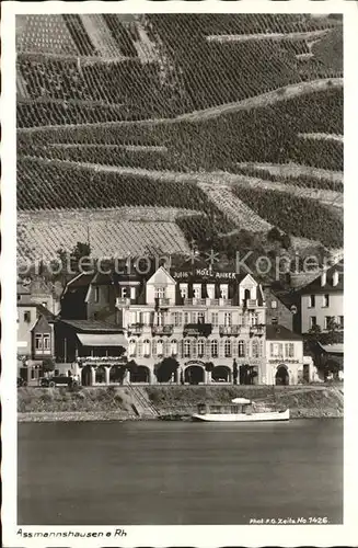 Foto Zeitz F.G. Nr. 1426 Assmannshausen Hotel Anker  Kat. Berchtesgaden