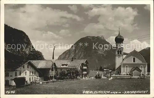 Oberleutasch Teilansicht mit Kirche Kat. Leutasch Tirol