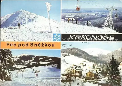 Krkonose Winter Skiurlaub Skilift Kat. Polen