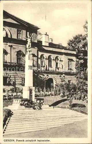 Tschechische Republik Cieszyn Pomnik poleglych legionistow Kat. Tschechische Republik
