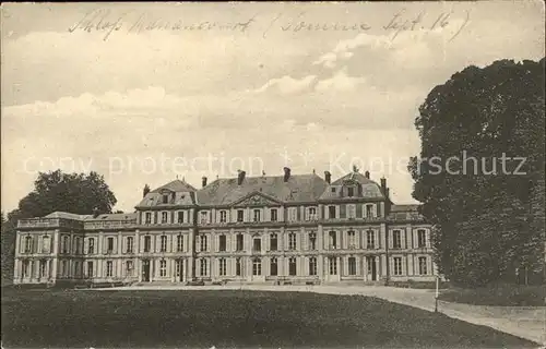 Manoncourt sur Seille Schloss Feldpostkarte Kat. Belleau