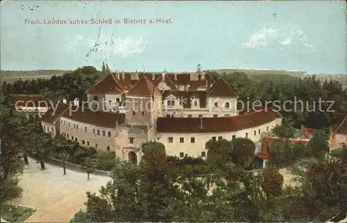 Bistritz am Hostein Freih. L. Schloss Kat. Bystrice pod Hostynem