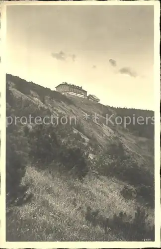 Altvatergebirge St. Georg Schutzhaus Hochschar Kat. Tschechische Republik