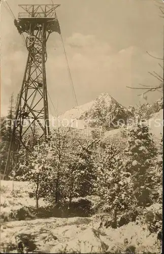 Vysoke Tatry Lomnicky Kat. Slowakische Republik