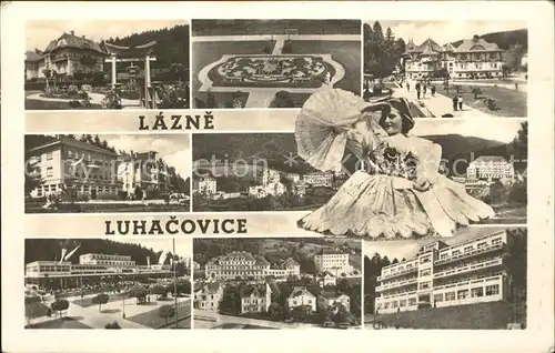 Lazne Luhakovice Tracht Park Kat. Tschechische Republik
